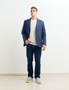 110577 SACO HARRINGTON LABEL Azul