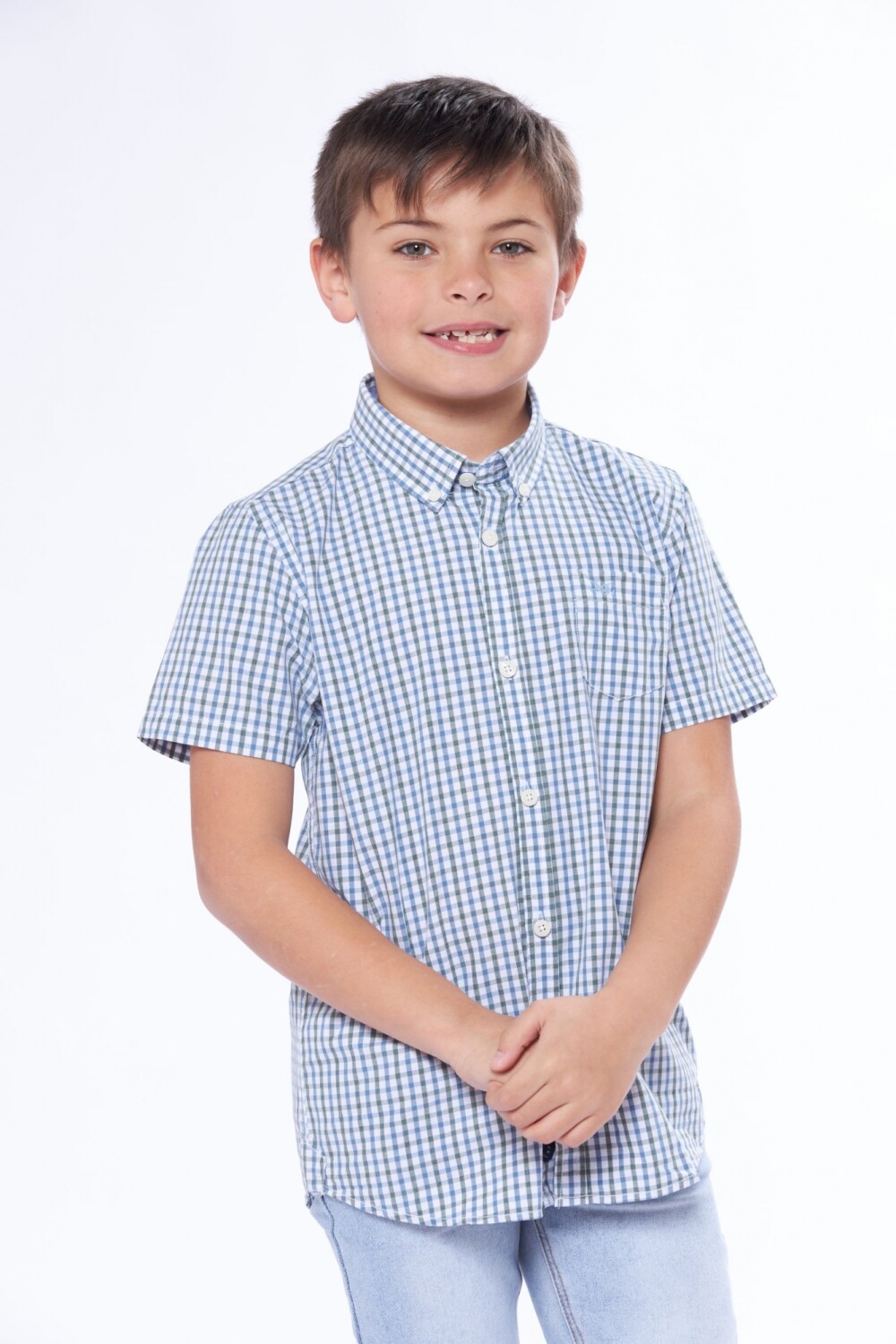 CAMISA CUADROS Azul