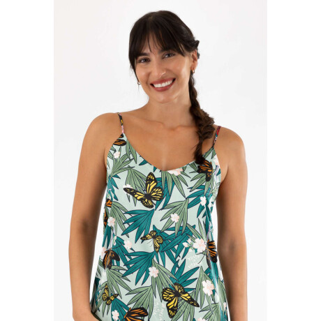 Camison saten frida kahlo Mariposa/conejo