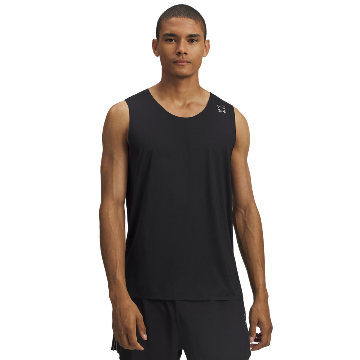 UA Halo Run Tank-BLK - BLK-001 
