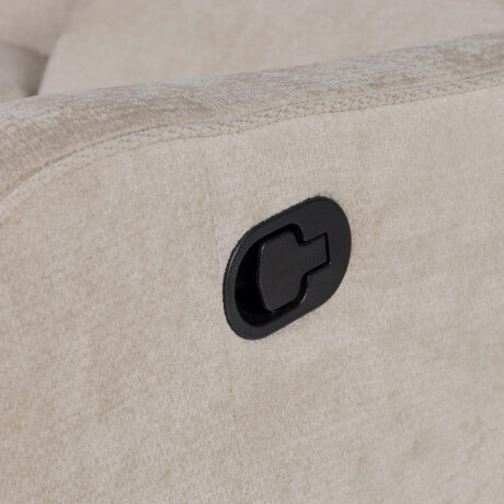 Sofá Pacific (Reclinable) - 3 cuerpos - Tela Microfibra XHR-3 (Beige)