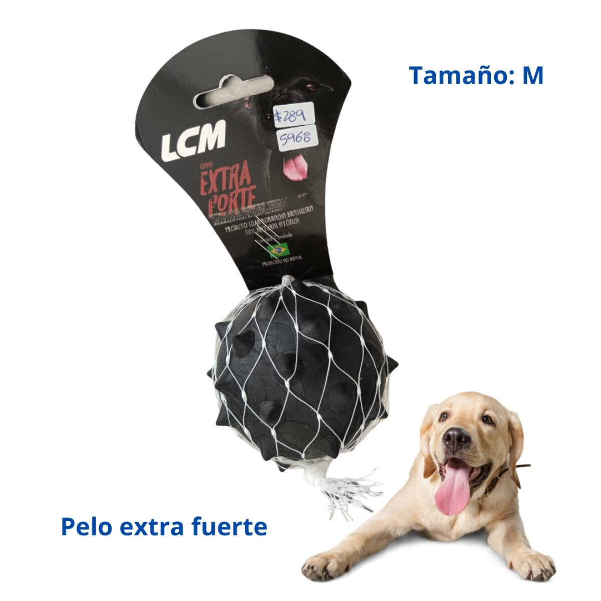 Pelota Maciza Con Pinchos Extra Fuerte M Lcm 