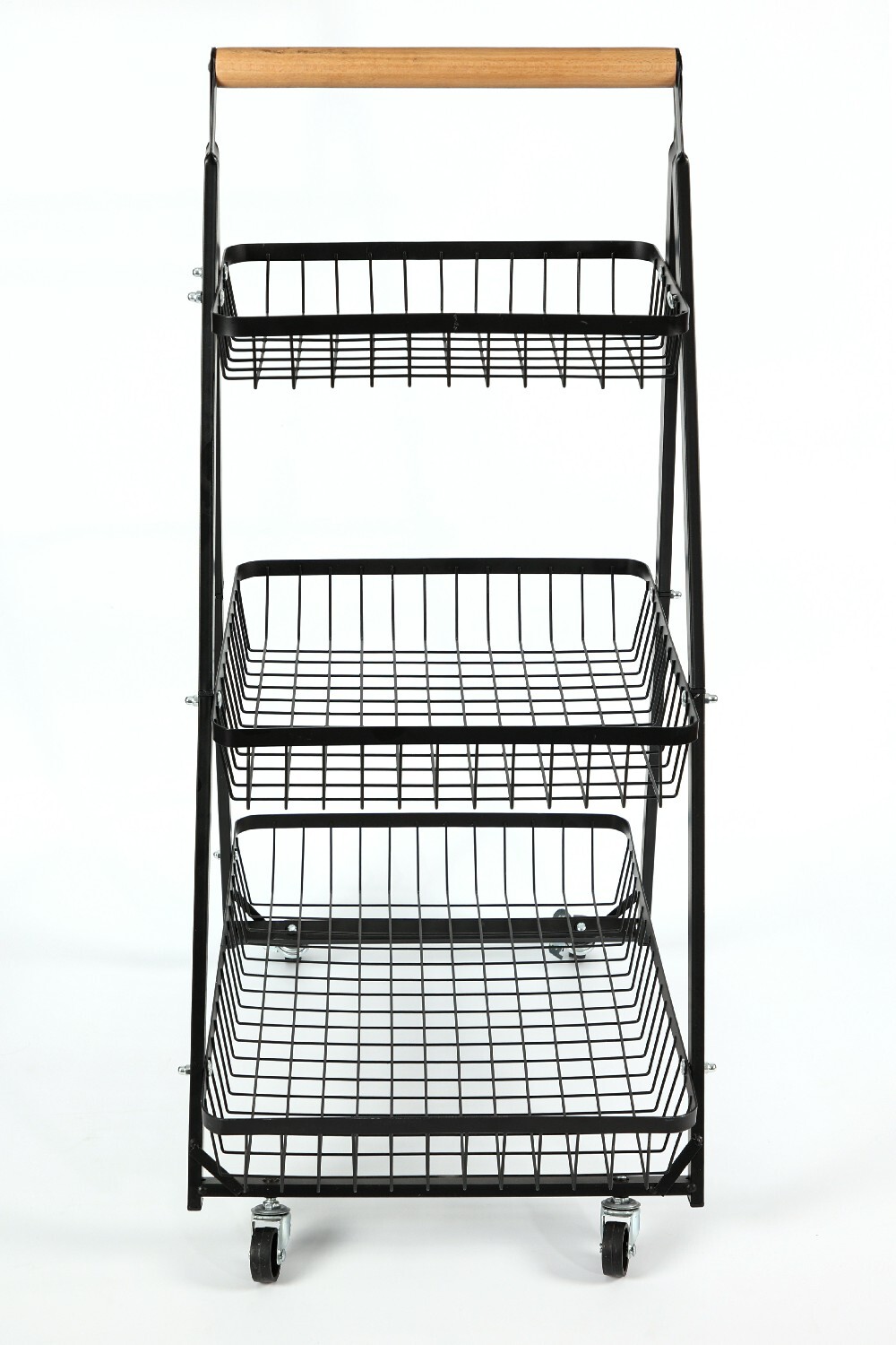Organizador Carrito 3 Niveles Negro