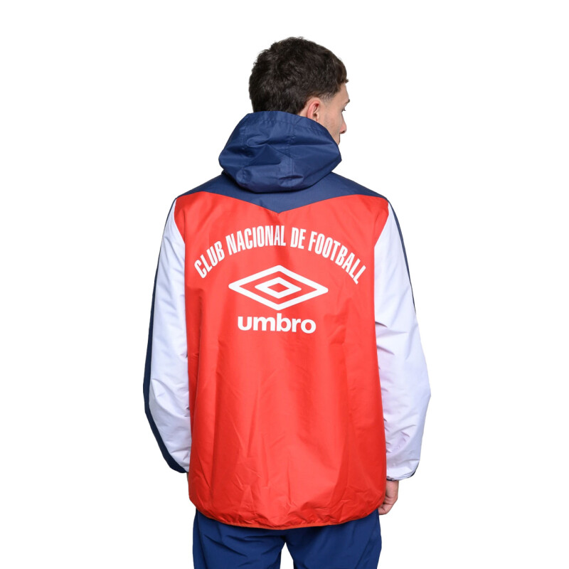 Campera de Hombre Umbro Nylon Pulse Nacional Rojo - Blanco - Azul Marino