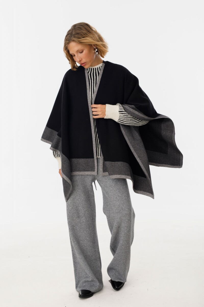 Ruana Line - Negro 