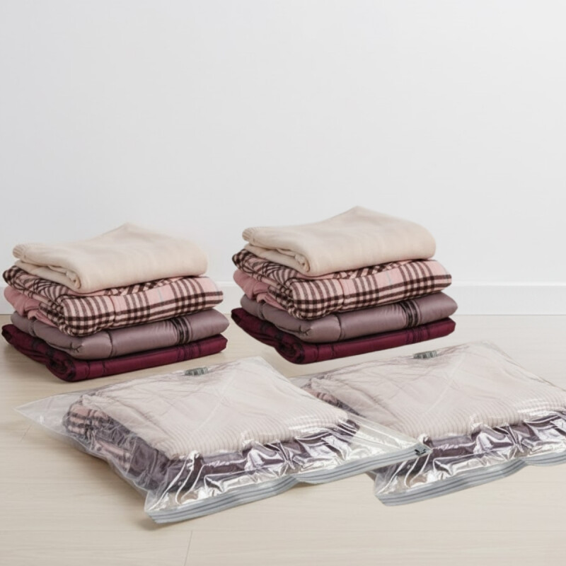 Set x2 Bolsa al vacío para ropa G TRANSPARENTE