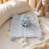 Peluche Manta de Apego Sensorial con Mordillo Hipopótamo Color Azul