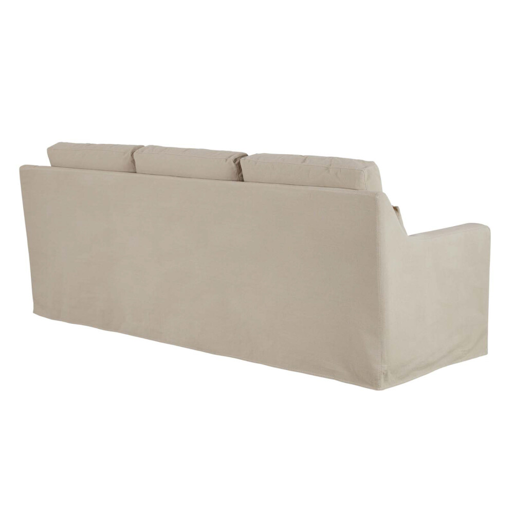 SOFÁ 3 CUERPOS TELA VERDE SINGAPUR KHAKI