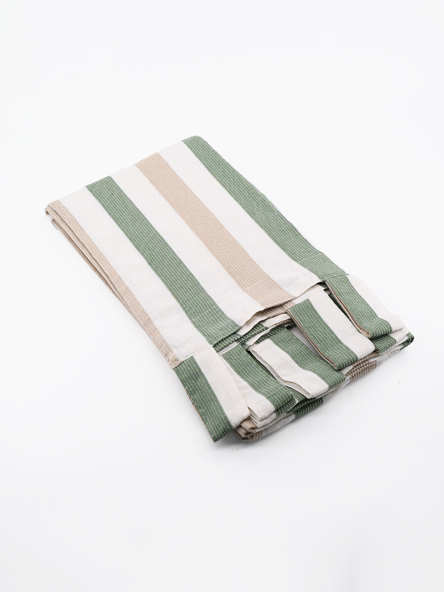 CORTINA RAYAS - VERDE 