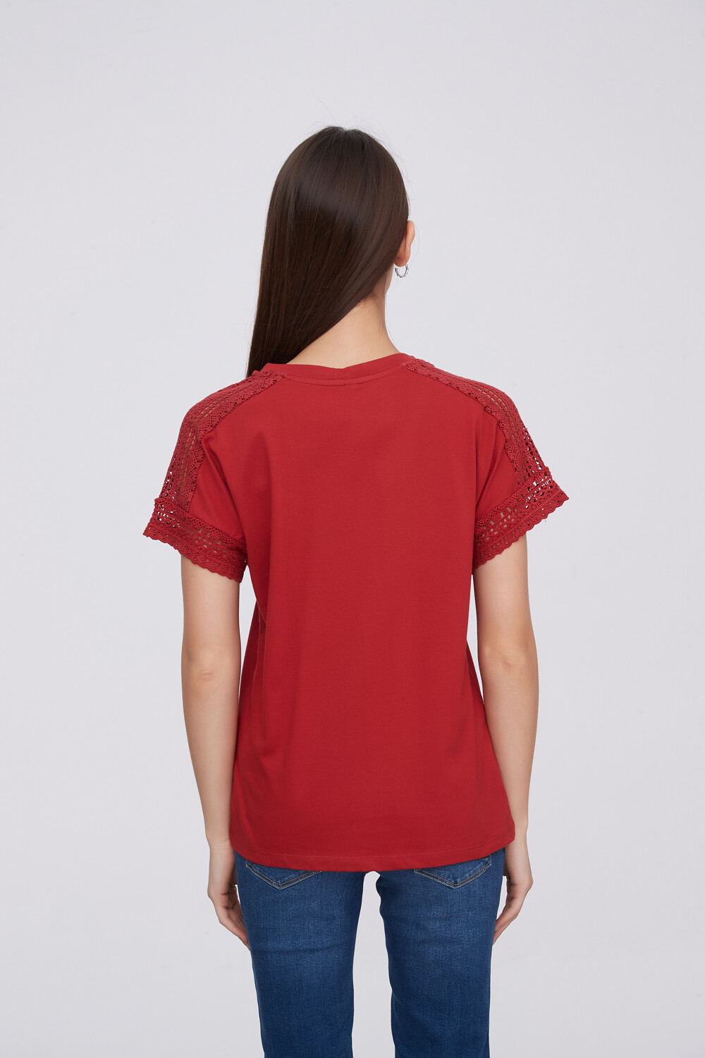 Remera Rayo Rojo Anaranjado