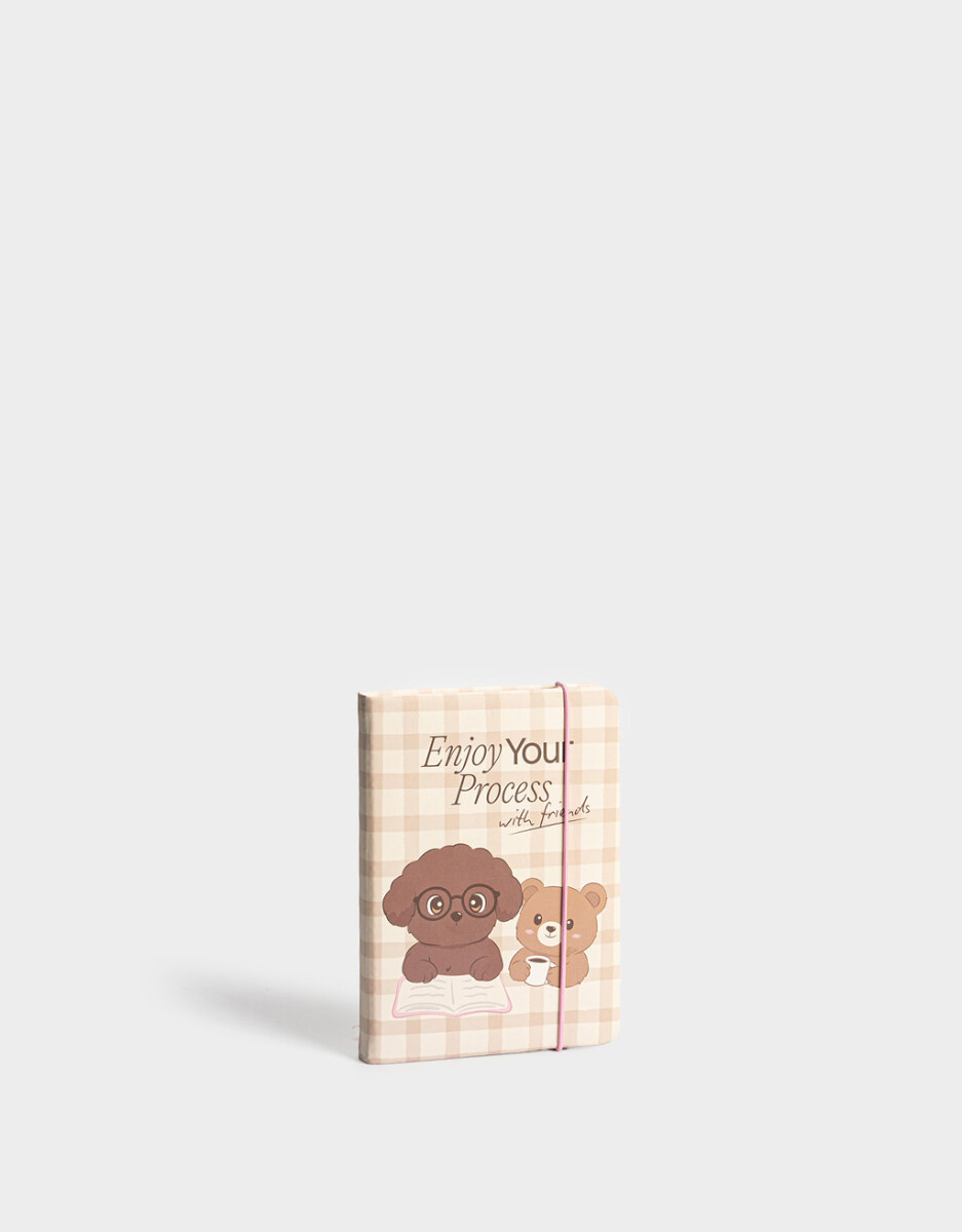 Cuaderno A6 Puffy Estampado 