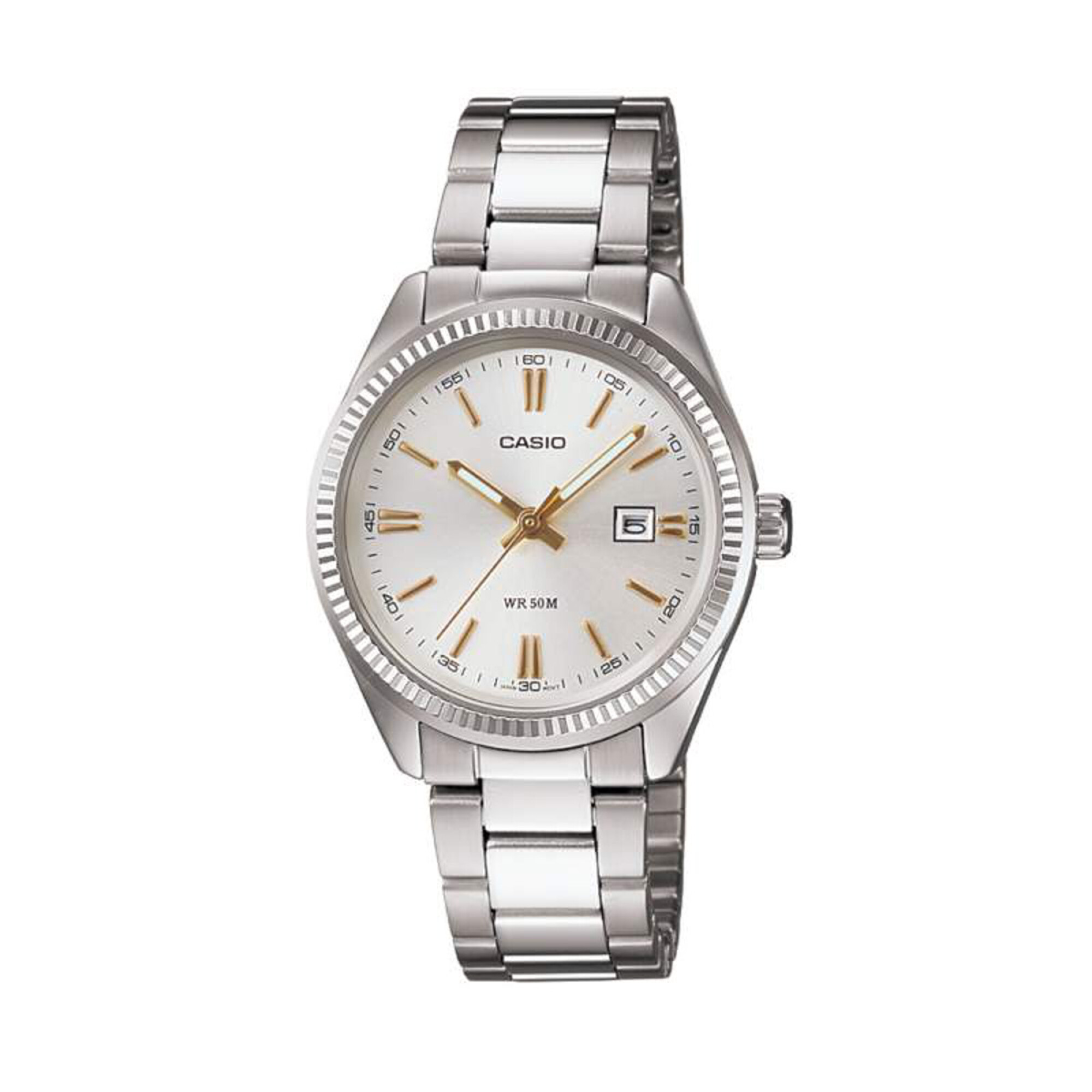 Reloj Casio LTP-1302D7A2 Dama Plateado — Tienda Soy Santander