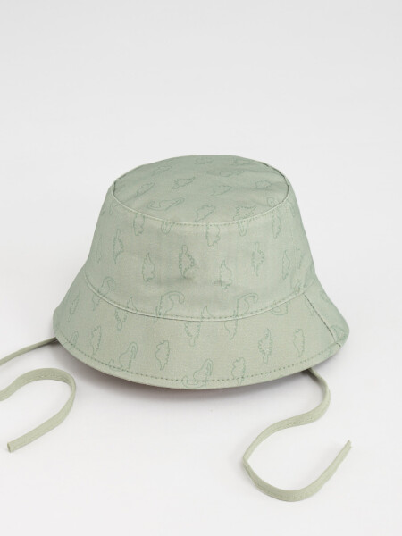 Gorro canvas estampado Dinosaurio Verde
