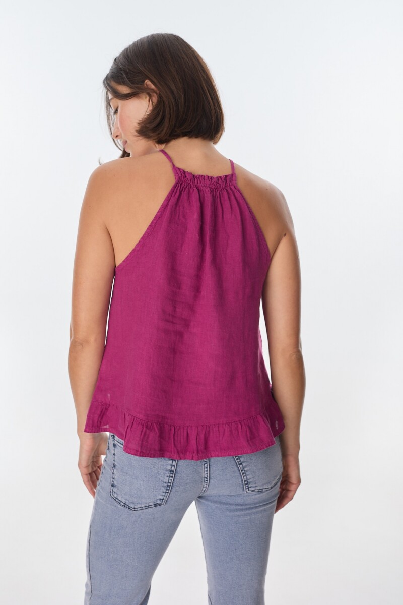 Musculosa Halter Magenta