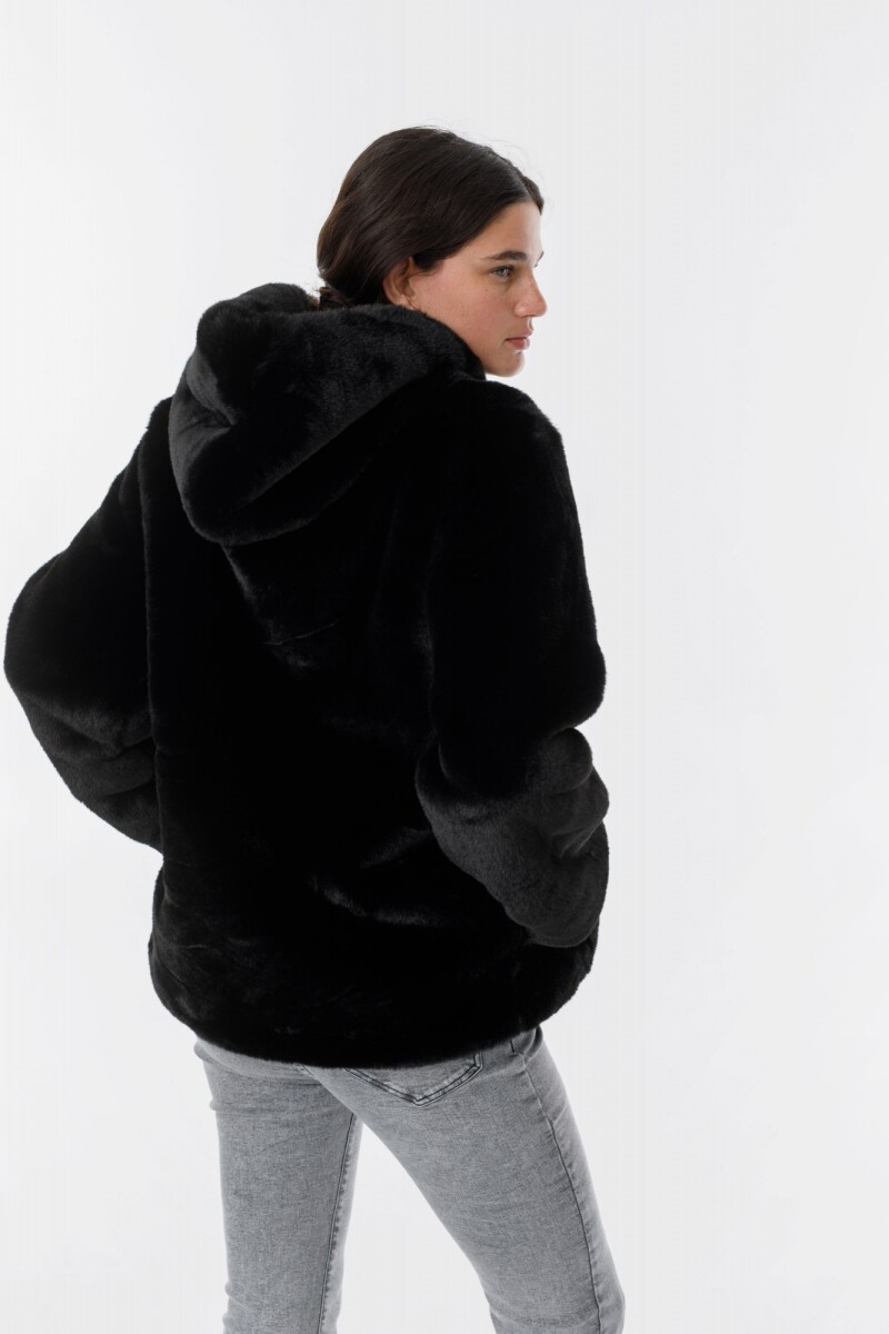 Campera Bear Negro