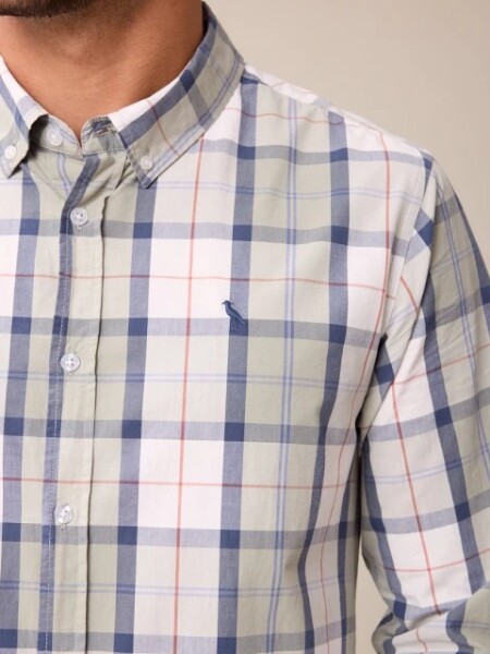CAMISA POLANCO LURON AZUL CUADR
