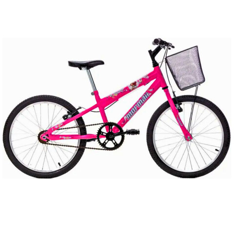 Bicicleta Mormaii Rodado 20 Sweet Girl V-brake Rosa Chicle Bicicleta Mormaii Rodado 20 Sweet Girl V-brake Rosa Chicle