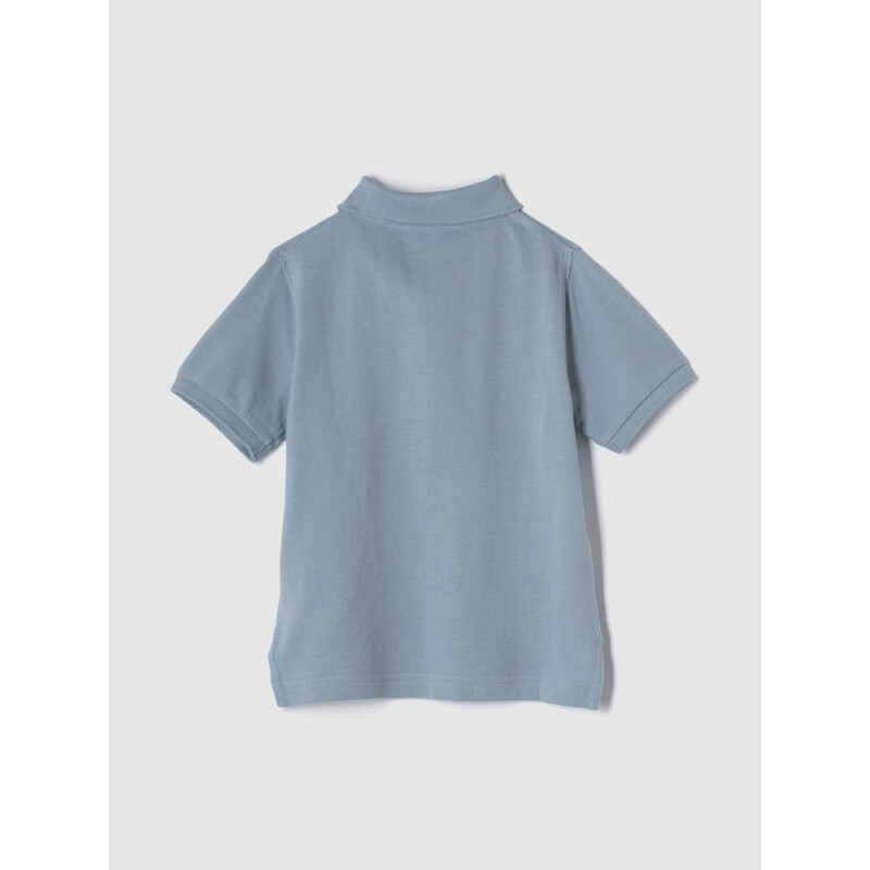 V-DIS SS PIQUE POLO BLUE SUEDE