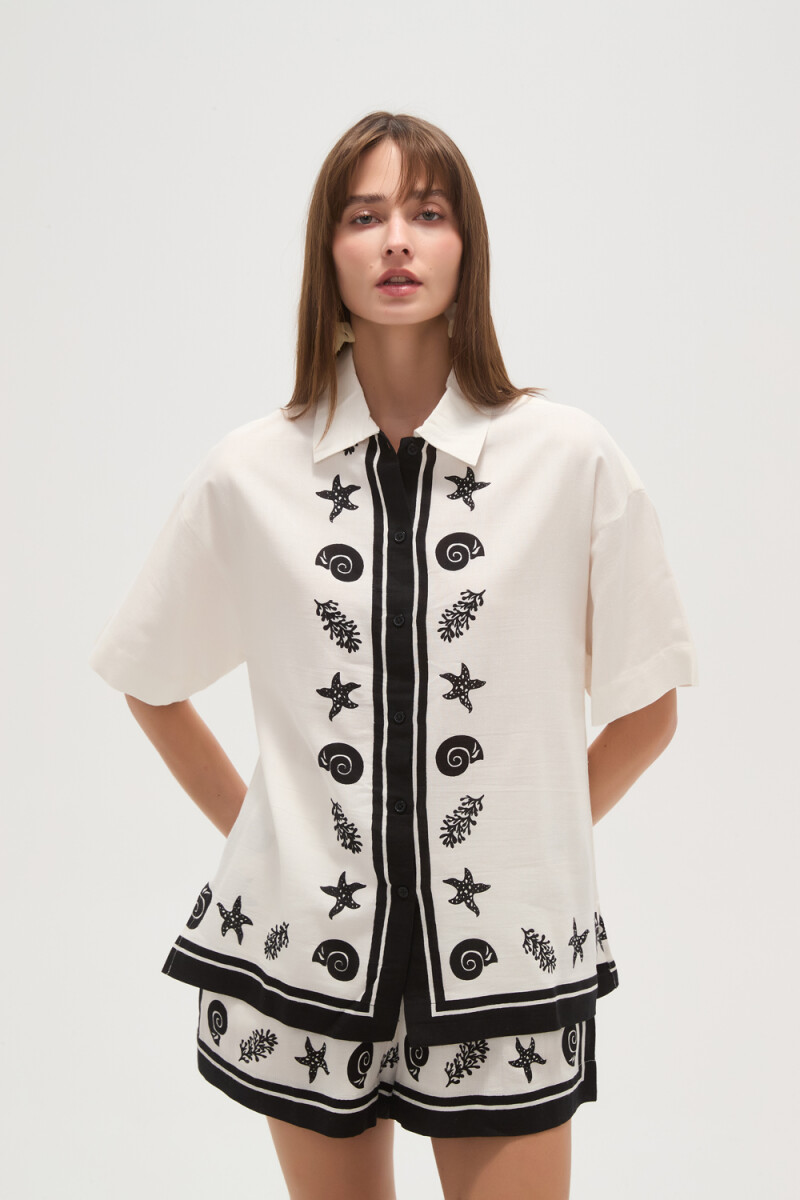 Camisa Ghala - Estampado 1 