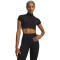 Vanish Elite Crop SS-RED BLK-008