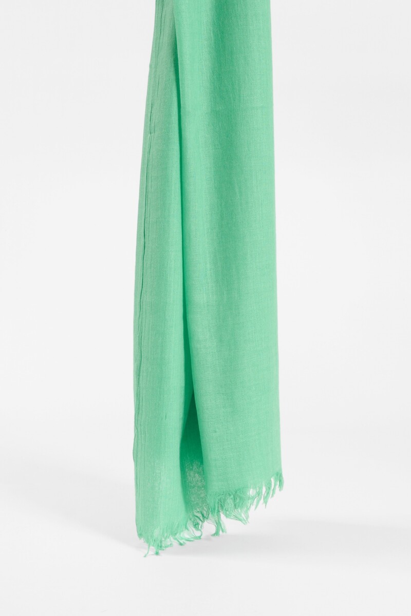 Pashmina lisa verde