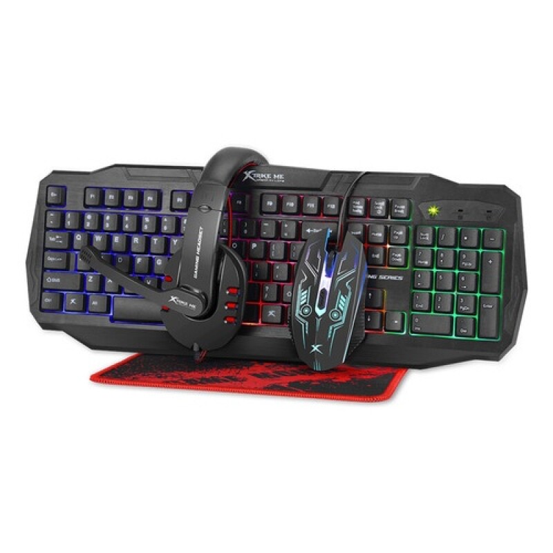 Combo Gamer Xtrike Me CM-406 4 en 1 teclado + mouse + headset + mousepad Combo Gamer Xtrike Me CM-406 4 en 1 teclado + mouse + headset + mousepad