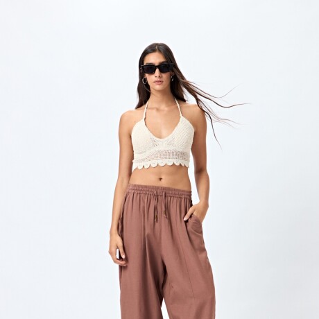 PANTALON FINNIAN Marron