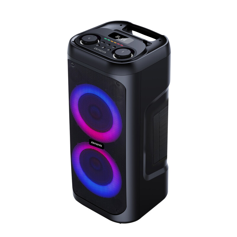 Torre de Sonido Bluetooth AIWA 400W PMPO TWS con luces LED | AWPOP1 Torre de Sonido Bluetooth AIWA 400W PMPO TWS con luces LED | AWPOP1
