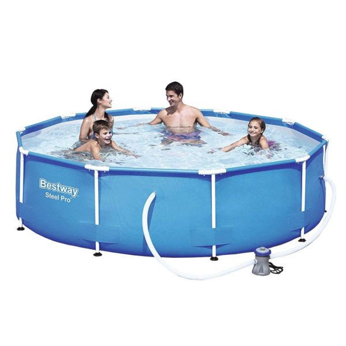 Piscina Bestway Redonda Con Estructura Metalica 4678Lts Steel Pro 56679 