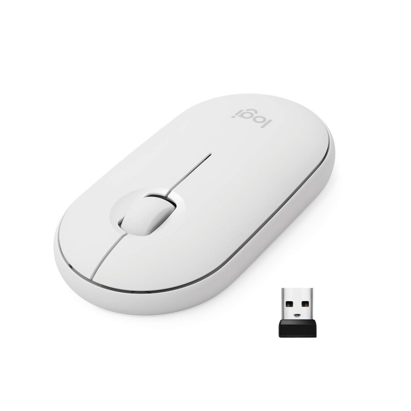 Mouse Pebble Bluetooth M350 White Mouse Pebble Bluetooth M350 White