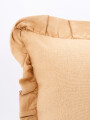 FUNDA ALMOHADON VOLADO BEIGE