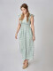 Vestido Estampado Flores Gris