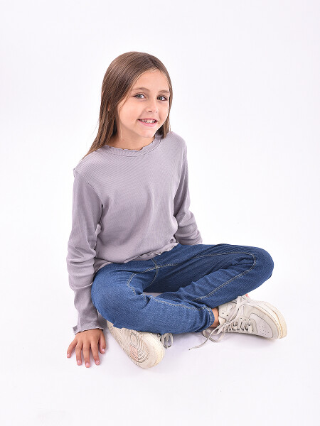 REMERA SOFIA GRIS CLARO