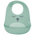Babero silicona BUBA carita verde