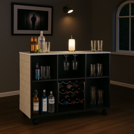 MESA DE BAR SOLEA MIRROR Plateado - -