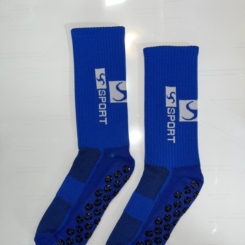 Medias Azules Antideslizantes Cortas / Adulto Medias Azules Antideslizantes Cortas / Adulto