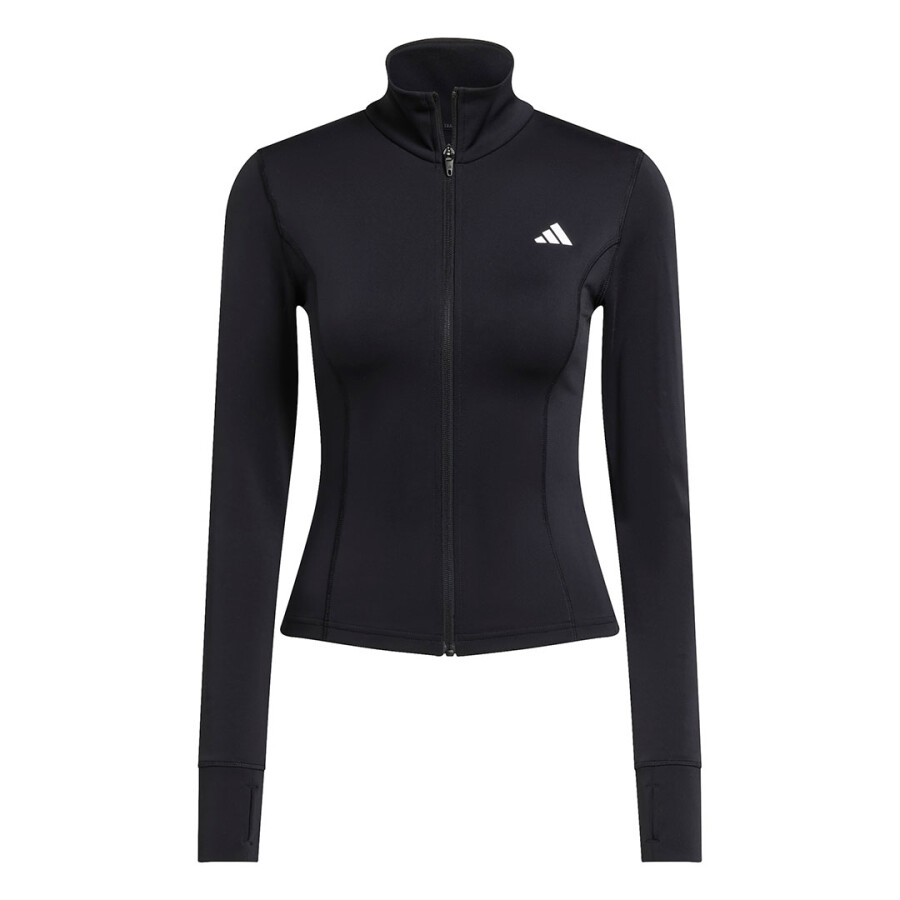 Campera de Mujer Adidas We Zp Thru Jkt Negro