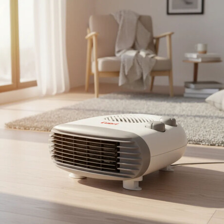 Caloventilador Piso 2 Niveles 2000W c/Termostato Cuori Brace Blanco