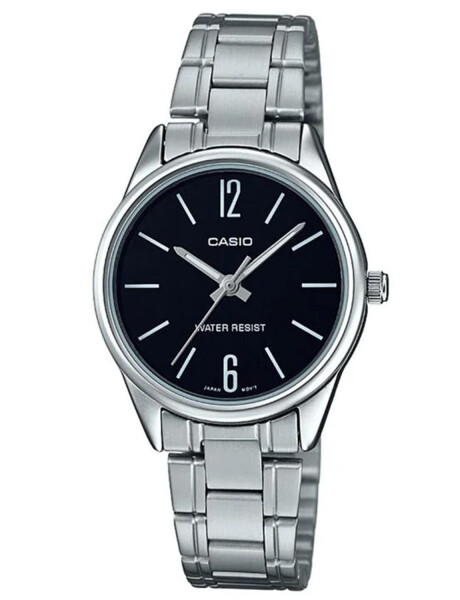 Reloj Análogo Casio LTP-V005D Resistente Al Agua Negro