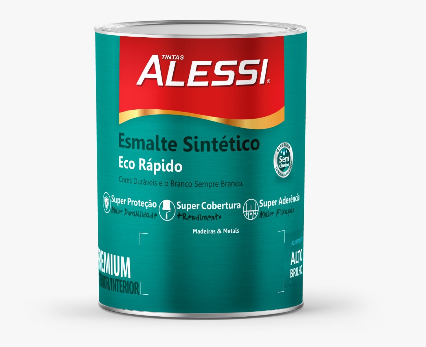 Esmalte Satinado al Agua Blanco 0.9L Alessi 