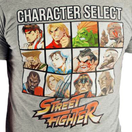 Remera Street Fighter Character Select - Talle S Remera Street Fighter Character Select - Talle S