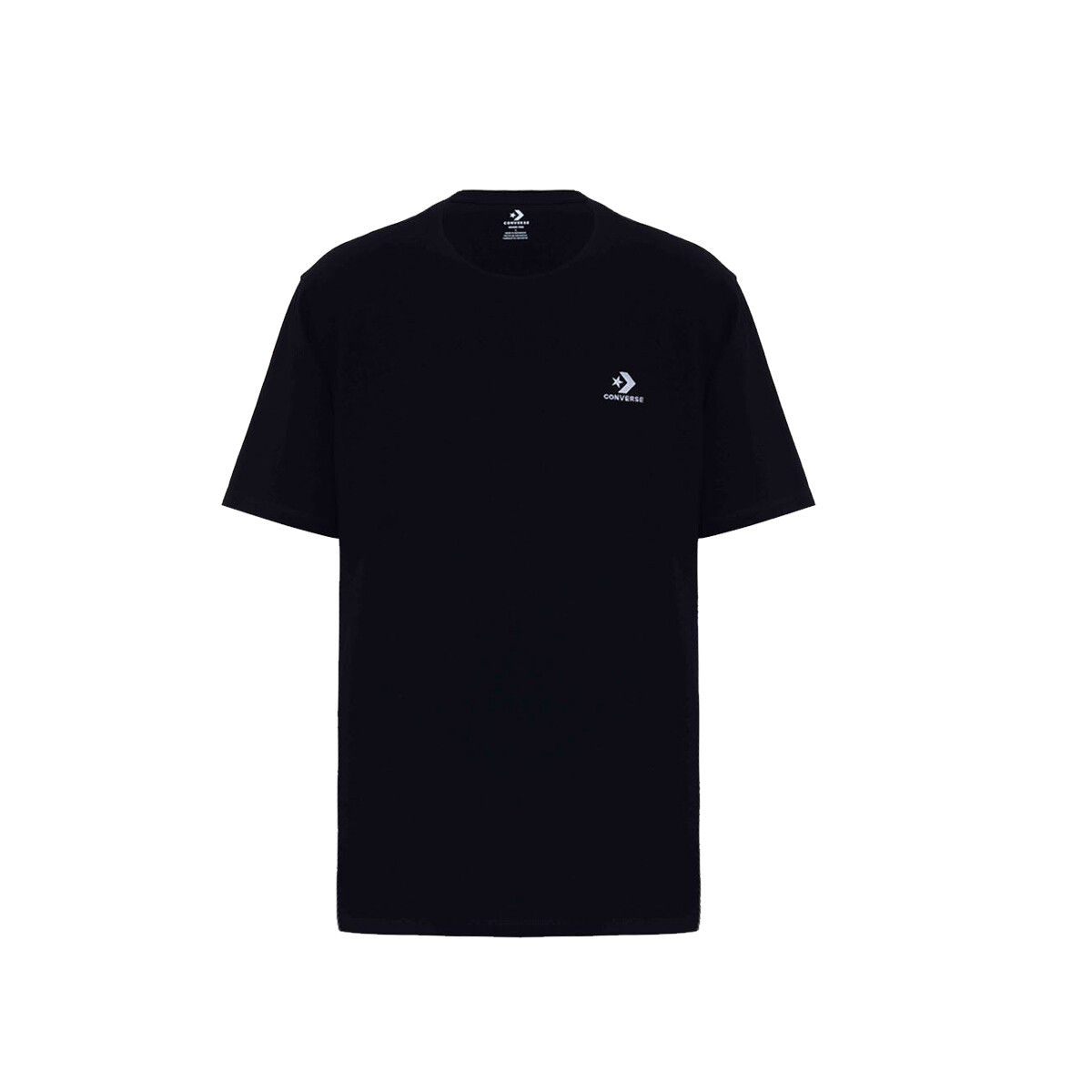 Remera Converse unisex - CHEST STAR CHEV - 10023876A07 - BLACK 