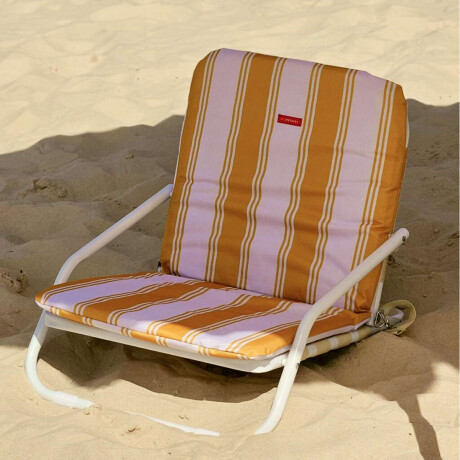 Reposera playa plegable con correa Club Petates Amarillo