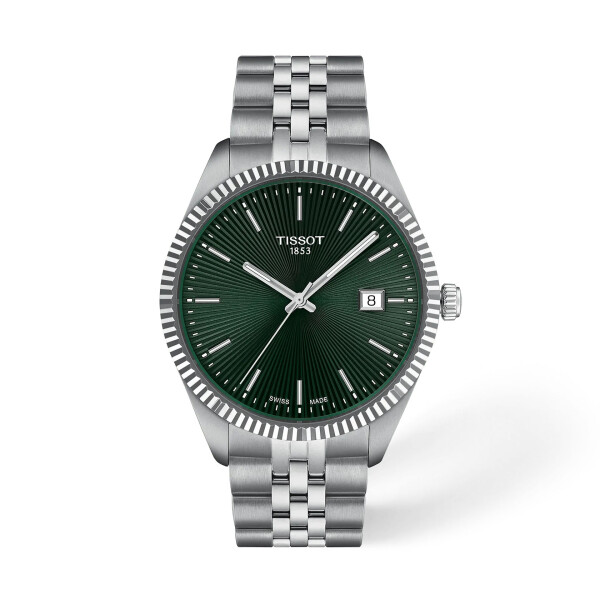 Reloj TISSOT Ballade de acero 40mm con esfera verde inglés Reloj TISSOT Ballade de acero 40mm con esfera verde inglés
