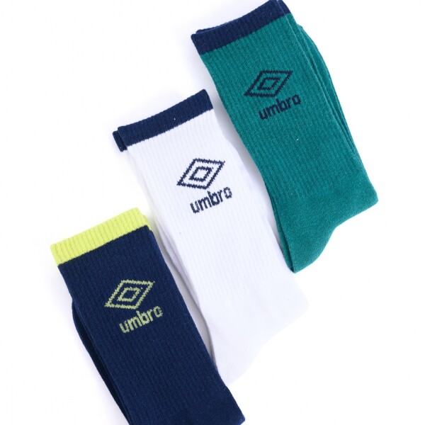 Media Umbro Pack x3 Diseño 11 U Umbro Hombre 2v9