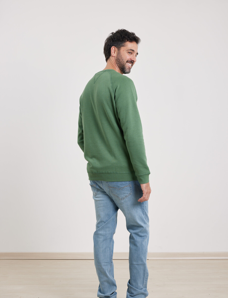 470910 SWEATER JOGGING HARRY Verde Claro Melange