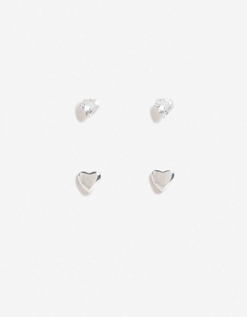 Set De Aros Pasantes Plata 925 