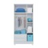 Ropero 3 Puertas 2 Cajones C/Pie 2617 Gris Ropero 3 Puertas 2 Cajones C/Pie 2617 Gris