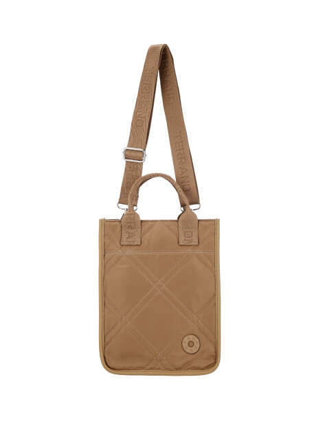 Bolso Matero Capitoneado Taupe