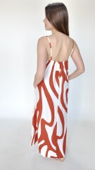 Vestido Vialuna Naranja